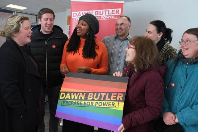 Dawn Butler MP meets Blackpool Labour supporters
