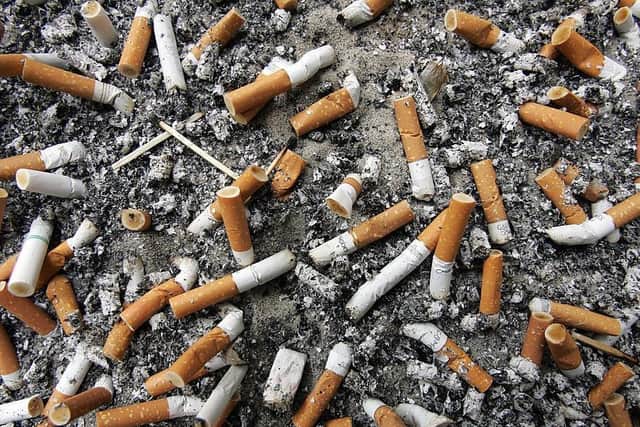 Dropped cigarette butts are still the most common form of littering in the country (Image: Getty)