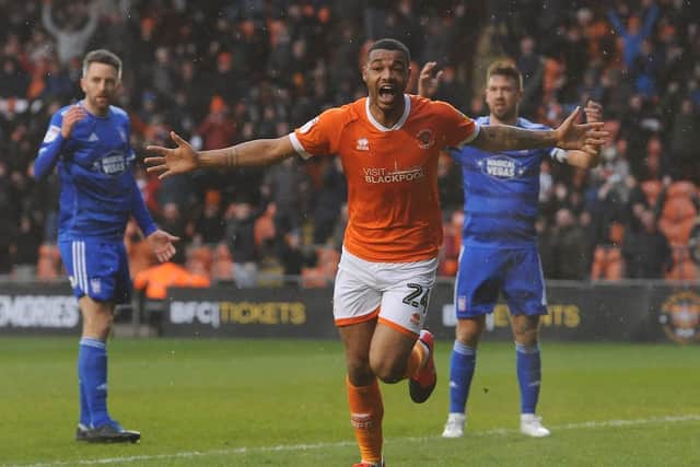 Joe Nuttall was Blackpool's unlikely hero with his first goal in three months
