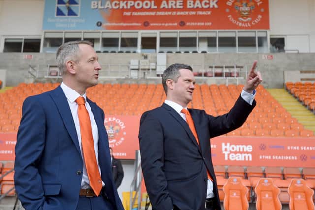 Critchley with chief executive Ben Mansford