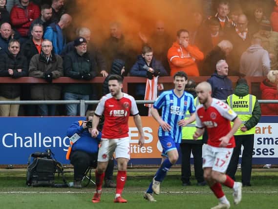 Fleetwood Town and Blackpool played out a nervy goalless draw at Highbury this afternoon