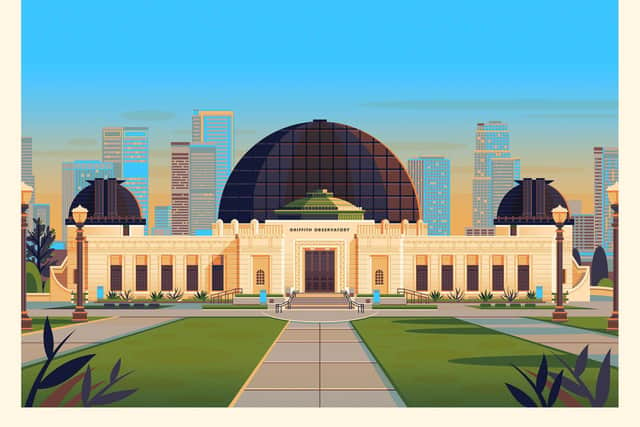 Griffith's Observatory, George's image will be shown at the exhibition at Gallery 1988 in LA in April