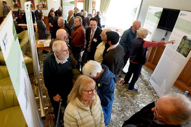 Residents turned out for the consultation on the Bypass