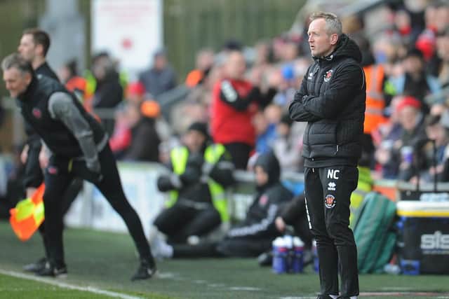 Critchley was happy with how side performed at Fleetwood on Saturday