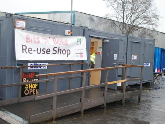 Going - the Bits 'n' Bobs Re-Use shop at the Garstang Community Recycling and Re-Use Centre  on Brockholes Way, Catterall