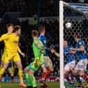 Harry Souttar heads home Fleetwood's second goal