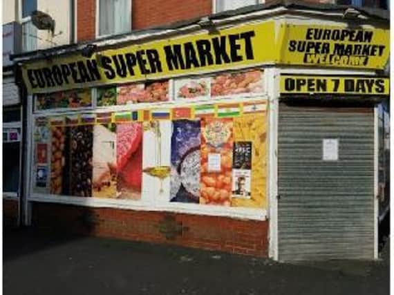 The European Supermarket on Central Drive, Blackpool