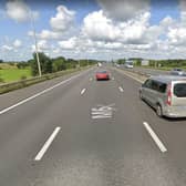 A 23-year-old man and a 19-year-old woman were taken to hospital after a car crash on the M6. (Credit: Google)