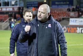 AFC Fylde boss Jim Bentley hopes to follow up Tuesday’s win		                      Picture: Steve McLellan