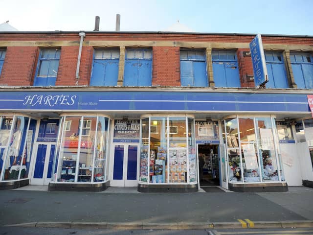 The building, pictured when it traded as Hartes, could be demolished