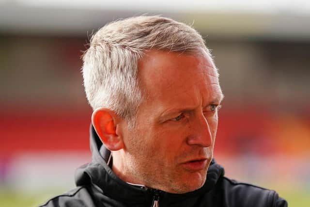Blackpool head coach Neil Critchley