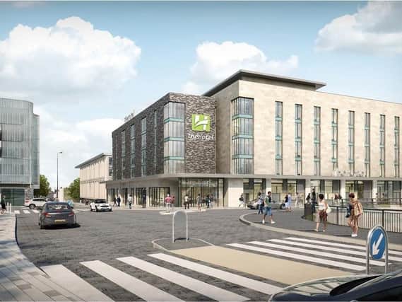 An artist's impression of the Holiday Inn