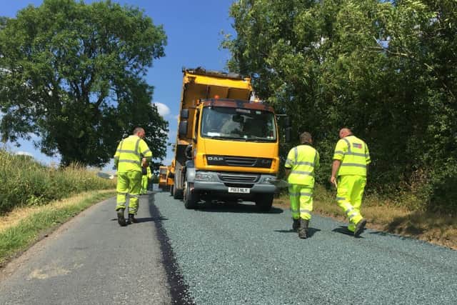 Surface dressing is technique increasingly used on Lancashire's roads