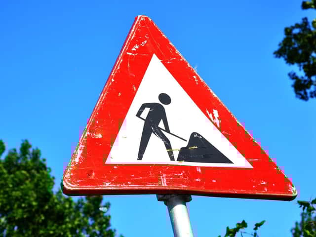 There are roadworks across the main roads this week