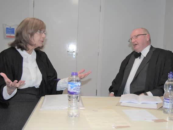 A scene from Poulton Drama's Witness for the Prosecution, which has been cancelled
