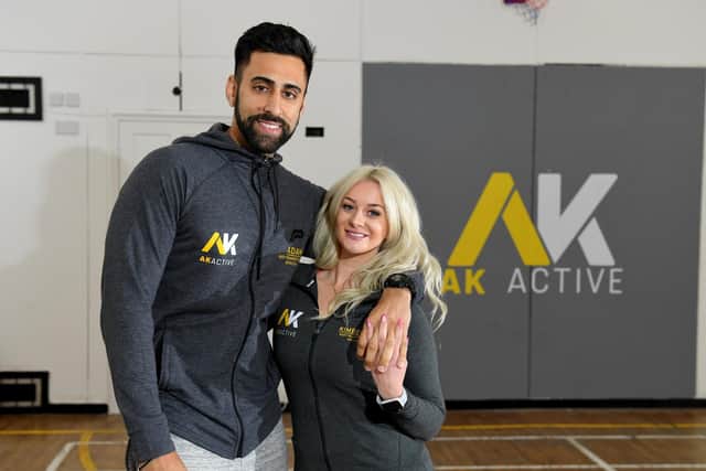 Leyland mum Kimberley Badat owns fitness studio AK Active in Lostock Hall, which she relaunched with her husband Adam last year