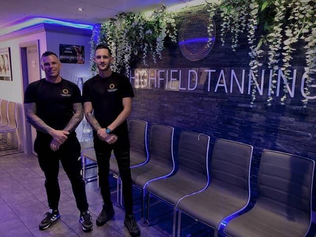 David Oakes from Highfield Tanning Tom Hilton from Intalinks  are aiming to do a skydive to raise money for the Mind charity