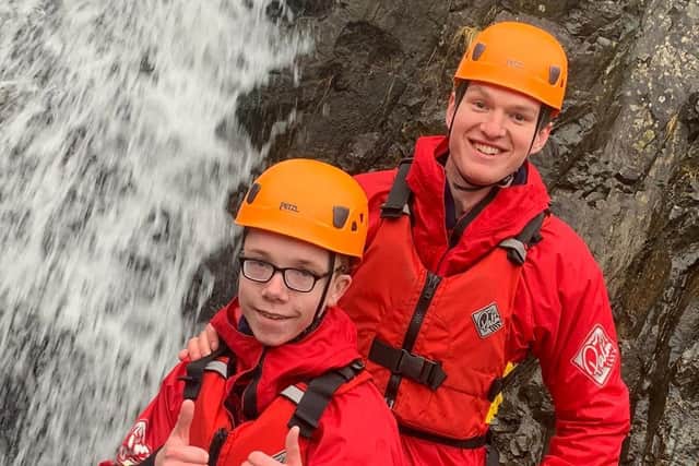 Blackpool youngsters enjoying the challenge of the great outdoors
