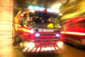 Firefighters attended a kitchen fire