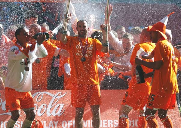 The 10th anniversary celebration of Blackpool’s Premier League promotion will have to wait given the global coronavirus pandemic
