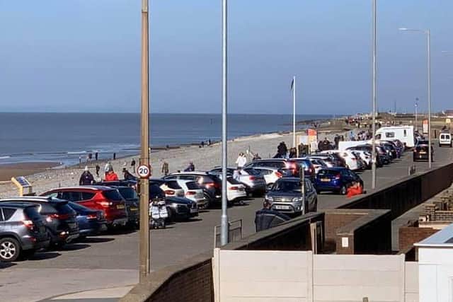 Cleveleys Promenade on Mother's Day (March 23). Photo: Jane Littlewood/Visit Cleveleys