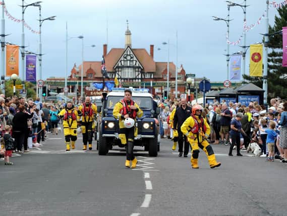 The procession through town at last year's St Annes Carnival