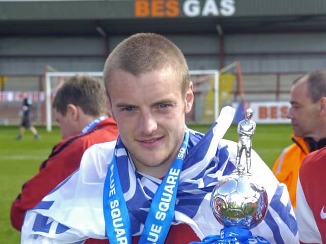 Jamie Vardy's goals famously powered Fleetwood Town into the Football League in 2012