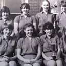 Hodgson High School under 16s basketball team. Seated from left: R Colling, A Martin, P Munro, I Ogden, I Wilkinson. Standing: J Hoyle, R Wikeley, M Shuttleworth, M Jackson and J Ogden