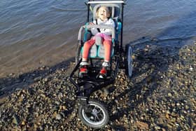 Emily Ryan in her Kimba Cross wheelchair