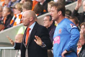 Ian Holloway with assistant Steve Thompson