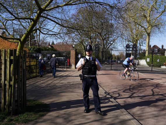 Police during the coronavirus