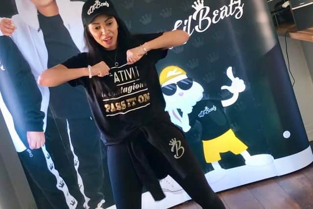 Vicci Small of Lil Beatz giving online classes for youngsters on the Fylde coast