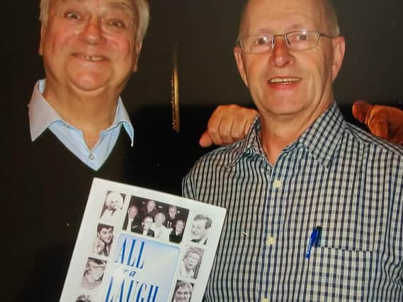 Roy Hudd accepts Barry Band's book