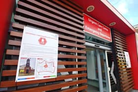 The hubs are being set up to protect the vulnerable from the disease, and to keep the pressure off medics on the frontline. Pictured is Blackpool Victoria Hospital