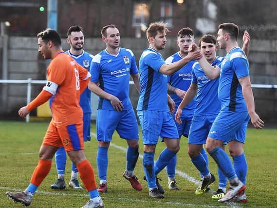Squires Gate are among the non-league clubs to see their campaign abruptly ended even if the North West Counties League refuses to erase the season from its record books  Picture: ALBERT COOPER