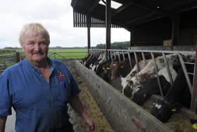 Andrew Pemberton has seen a 30 per cent increase on demand for his milk and goods