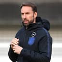 Gareth Southgate, Manager of England during an England Media Access Day at St Georges Park on November 13, 2019 in Burton-upon-Trent, England. (Photo by Michael Regan/Getty Images)