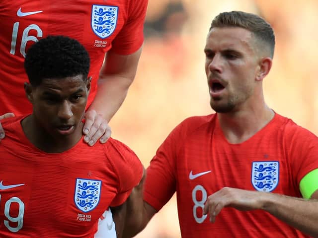 Marcus Rashford and Jordan Henderson have both made the headlines