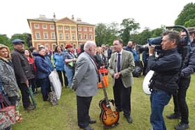 The Antiques Roadshow filming at Lytham Hall last June