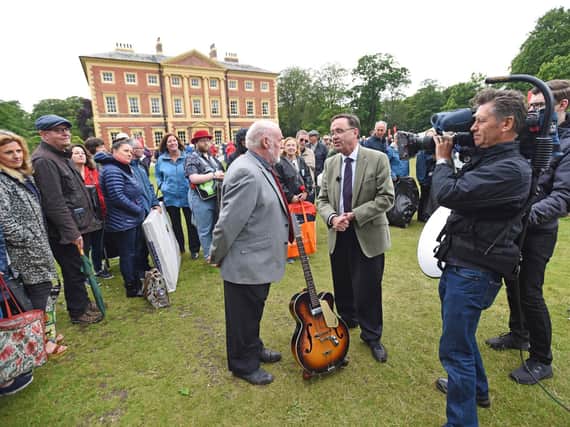 The Antiques Roadshow filming at Lytham Hall last June