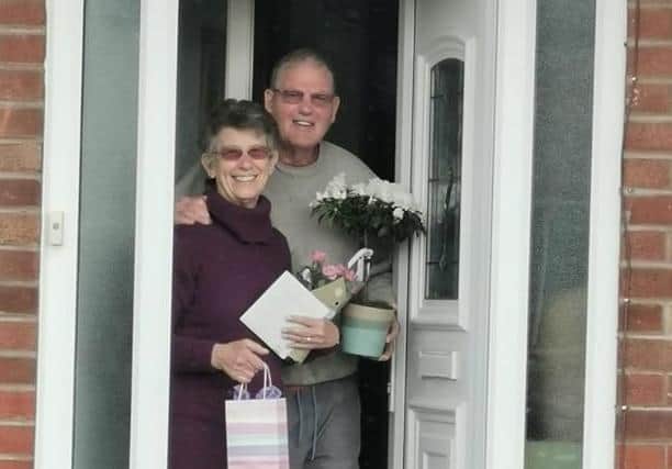 Mike and Pam Young marked their golden wedding anniversary at home in St Annes