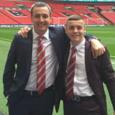 Andy and Jamie Pilley at Wembley
