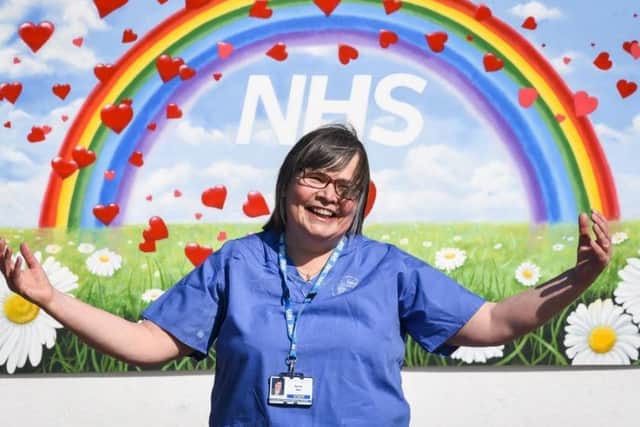 Rev Susan Salt back at Blackpool Victoria Hospital yesterday (Picture: Daniel Martino for JPIMedia)