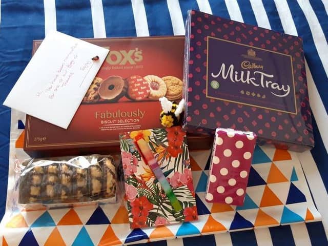 Thank you bags are being given to keyworkers across Anchorsholme, Cleveleys and Thornton courtesy of the Friends of East Pines Park with a grant received from Warburtons.