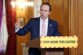 Matt Hancock said he is "determined to ensure that everyone who needs a coronavirus test should be able to have access to one." (Credit: PA)