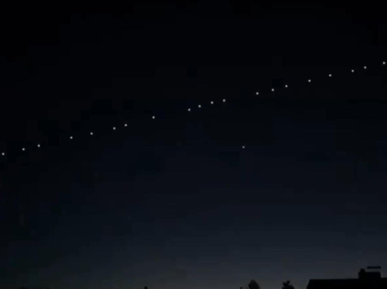 This is what the 'dozens of strange moving lights' were in the skies