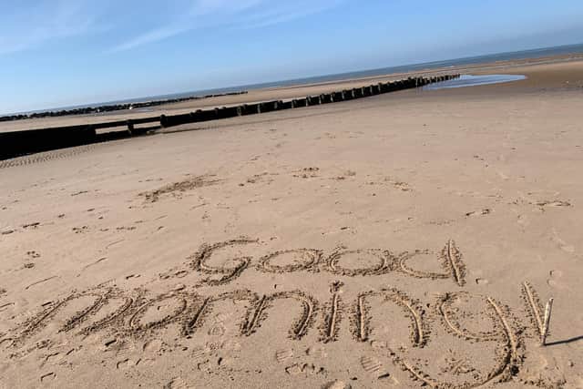 Greetings from Rossall Beach