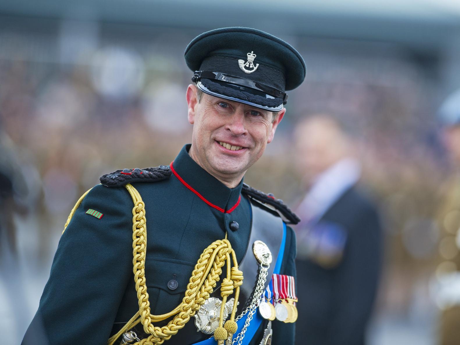 Prince Edward presents youngsters with Duke of Edinburgh Gold Awards