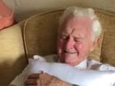 Touching moment D-Day veteran Ken Benbow receives his kind gift from carer Kia Mariah Tobin
