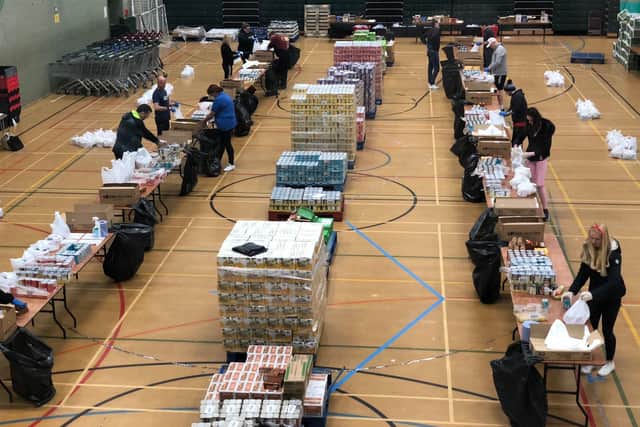 Blackpool council has set up community hubs to feed thousands of families across the Fylde coast through their Corona Kindness campaign. (Photo: Blackpool council)